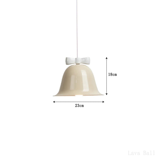 suspension modernes en forme de cloche avec nœud décoratif - vue 16 sur 20