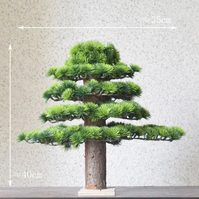 décoration intérieure faux arbre bonsaï style chinois pour intérieur et extérieur - vue 7 sur 22