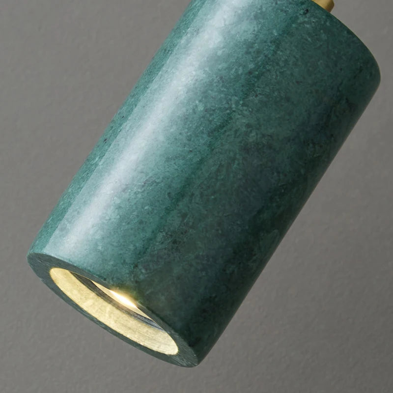 suspension en marbre italien design pour éclairage moderne - vue 6 sur 10