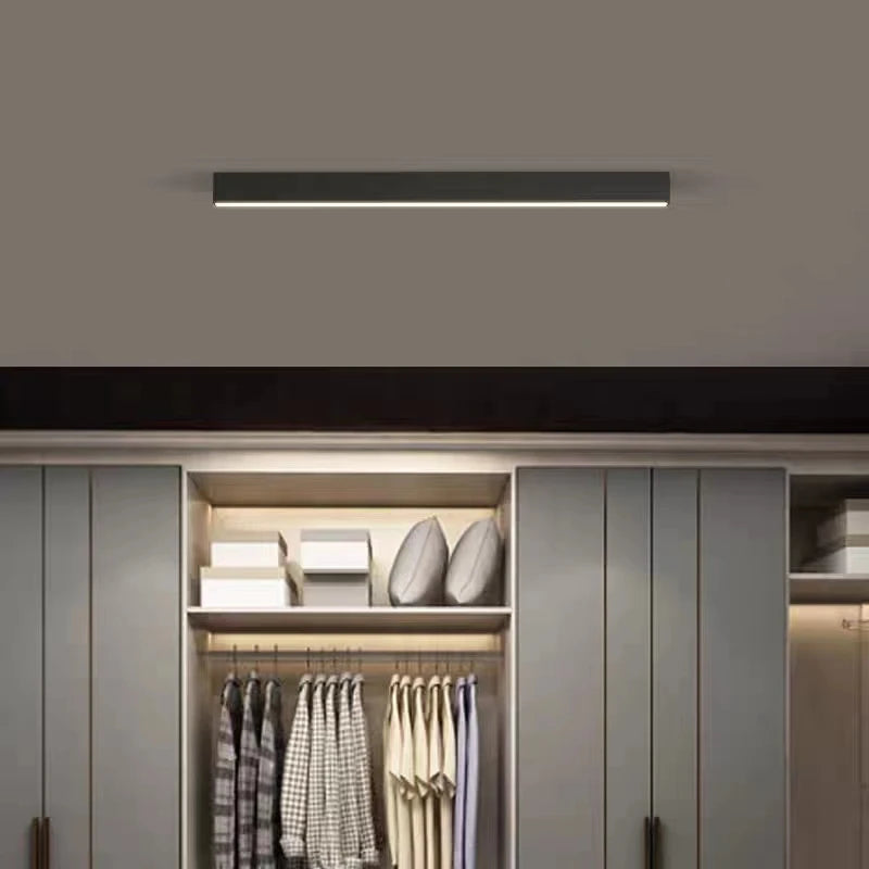 plafonnier moderne led en aluminium à intensité variable