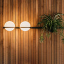 Applique murale LED moderne acrylique métal noir