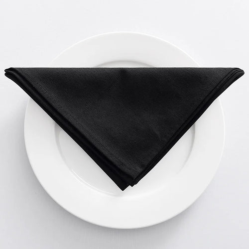 Serviette de table satin décorative style réception fête
