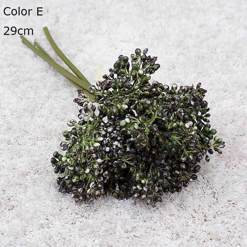 lot de 3 bouquets de riz artificiel pour décoration et arrangement floral - vue 10 sur 12