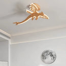 plafonnier led dragon pour enfants style nordique naturel