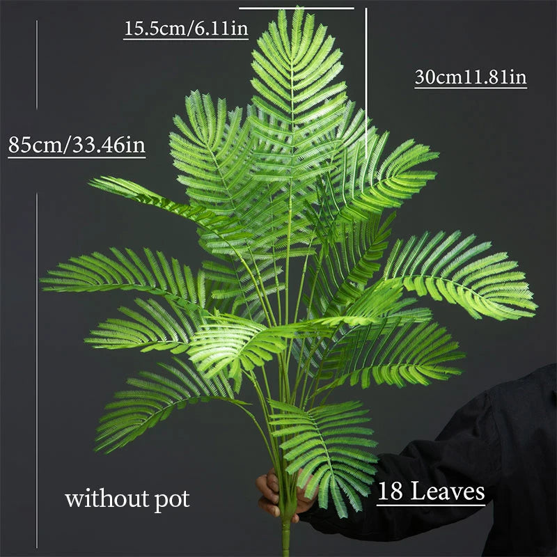 palmier tropical artificiel grandes feuilles pour décoration intérieure et extérieure - vue 6 sur 7