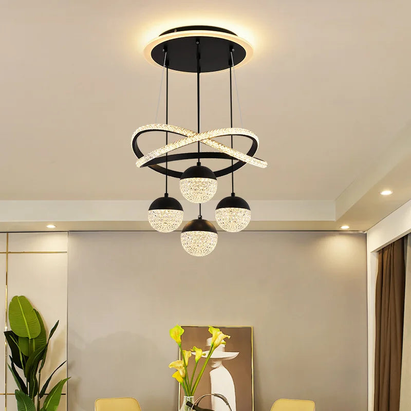 lustre moderne minimaliste pour décoration intérieure élégante et raffinée