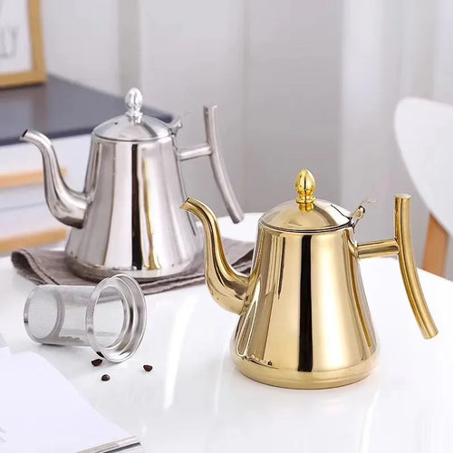 bouilloire inox avec infuseur amovible tous feux 2l