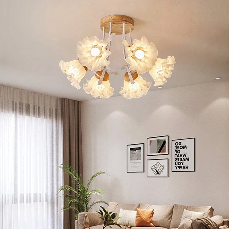 lustre nordique moderne en led pour décoration intérieure créative - vue 3 sur 9