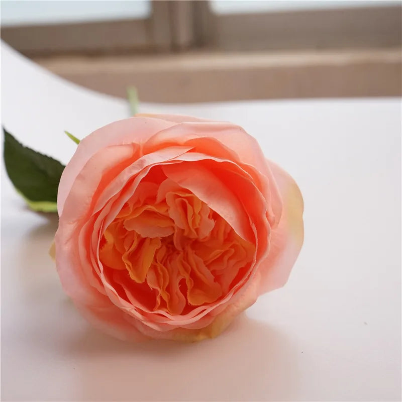 fleurs artificielles rose real touch pour décoration et cadeau - vue 7 sur 11