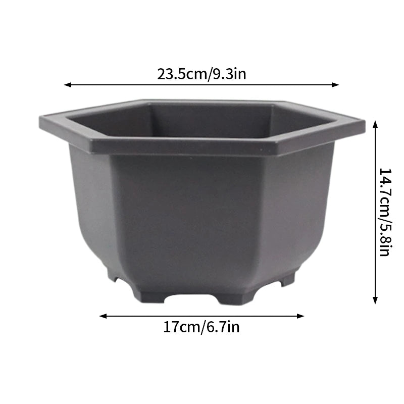 pots de fleurs rectangulaires imitation argile pour jardin extérieur - vue 25 sur 30