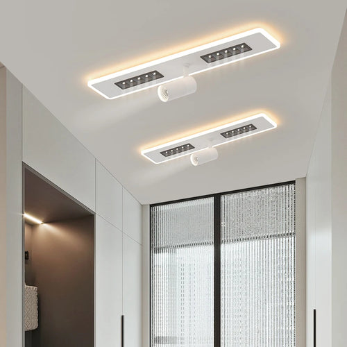 plafonnier led simple spot longue bande trois couleurs