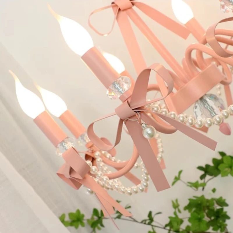 lustre romantique mignon pour chambre enfant décoration lumineuse - vue 7 sur 8