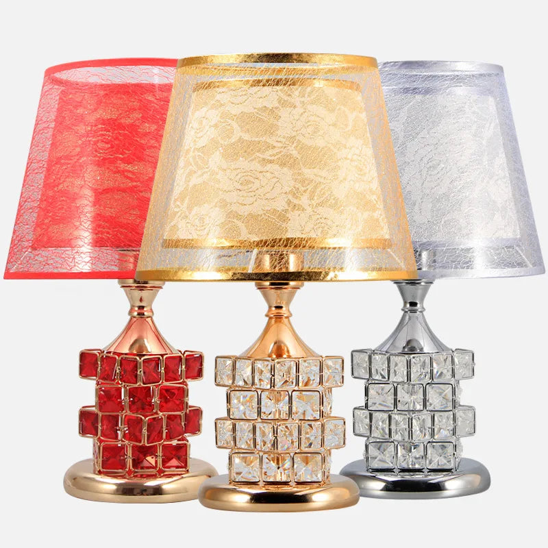 lampe de table en cristal moderne pour décoration intérieure luxe - vue 4 sur 10