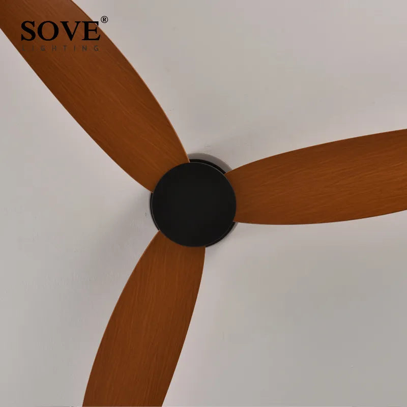SOVE ventilateur de plafond blanc plancher bas Ultra mince 17 cm DC ventilateur de plafond avec télécommande ventilateurs de plafond simples sans lumière 220 V - vue 6 sur 14