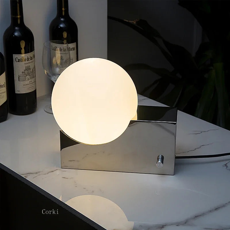 lampe de bureau led design nordique pour décoration intérieure - vue 4 sur 10
