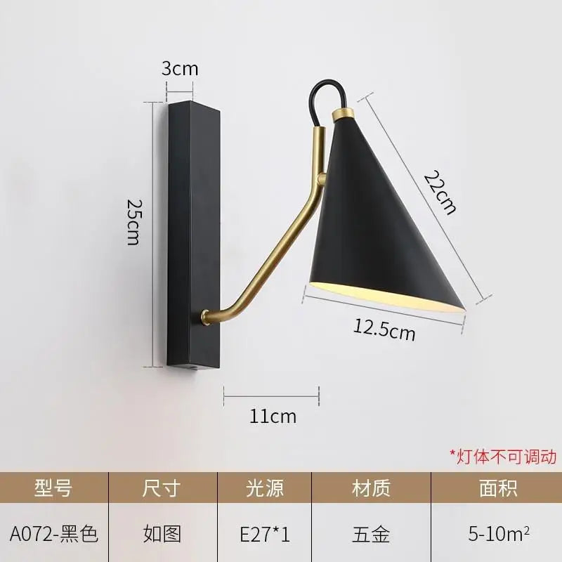 applique murale mécanique led design pour café et restaurant - vue 9 sur 10
