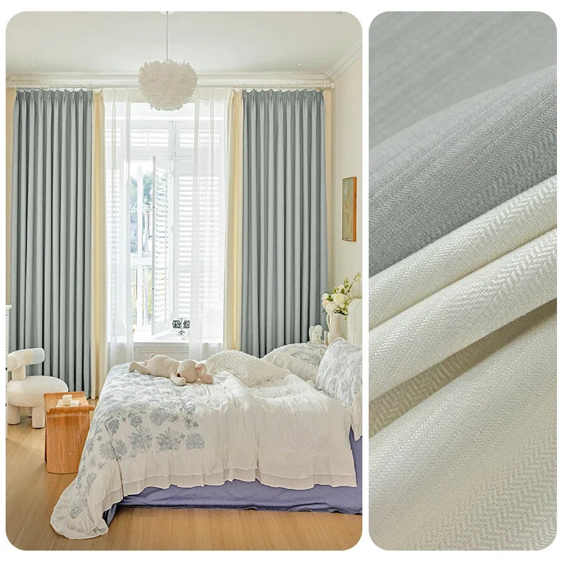 Rideau occultant moderne style ins pour salon chambre - vue 13 sur 13