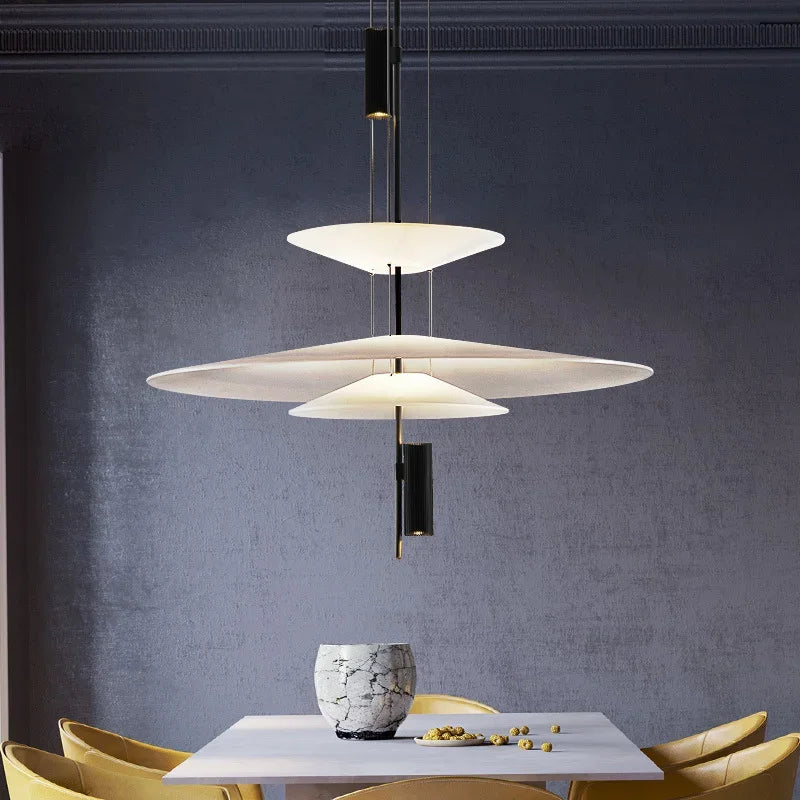 suspension led moderne design danemark ufo pour salon bar - vue 6 sur 13