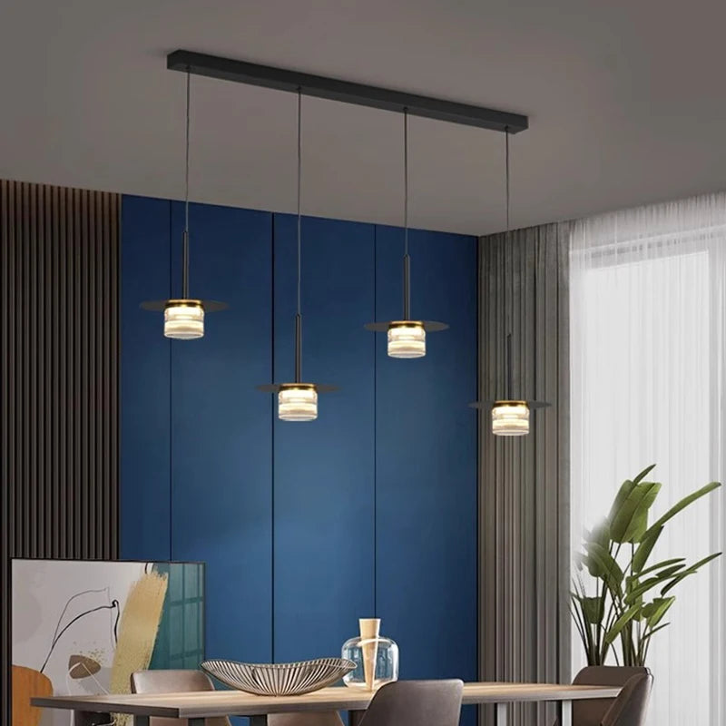 Suspension design en métal et verre - vue 5 sur 14