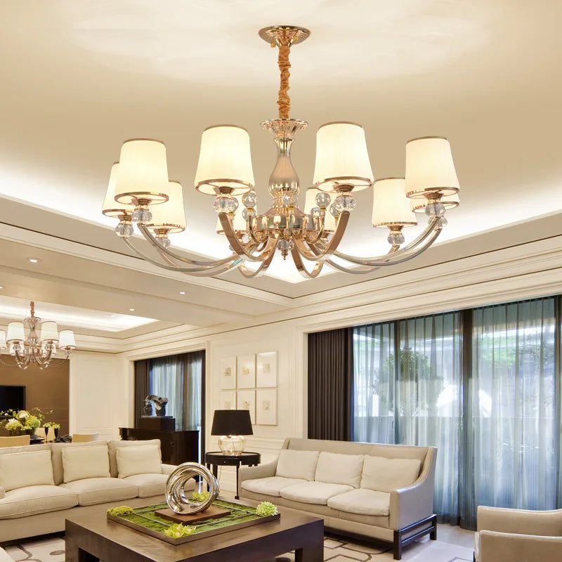 lustre led moderne avec suspension pour décoration intérieure - vue 6 sur 11
