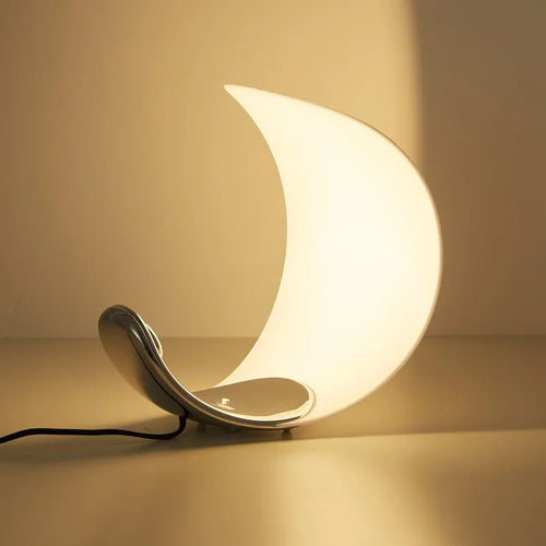 lampe de chevet nordique décorative led en forme de lune
