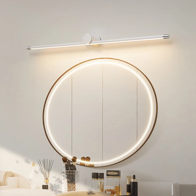 miroir moderne avec lumières led pour maquillage et décoration intérieure - vue 7 sur 12