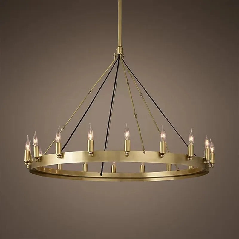 lampe à double suspension vintage industriel led café bar - vue 2 sur 13