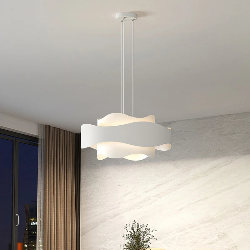 lampe led suspendue design moderne avec fil réglable