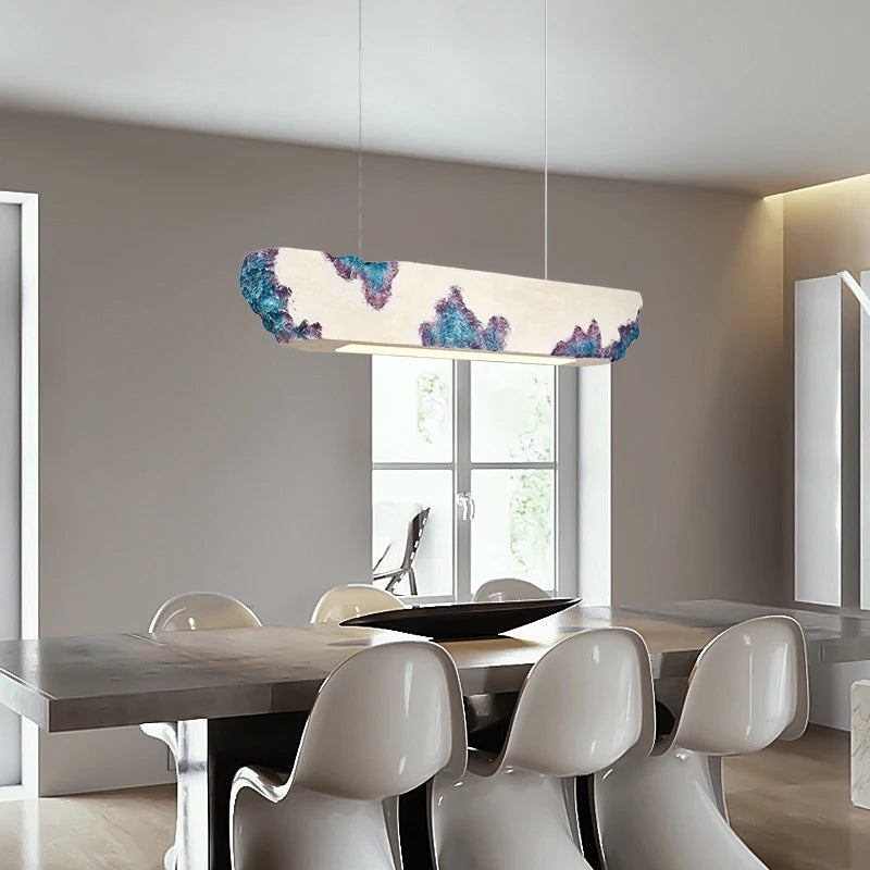lustre minimaliste nordique wabi-sabi led pour restaurant bar