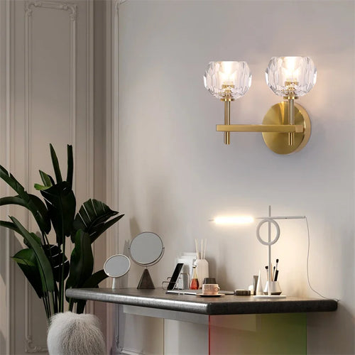Applique murale en cristal moderne G9 - vue 2 sur 12