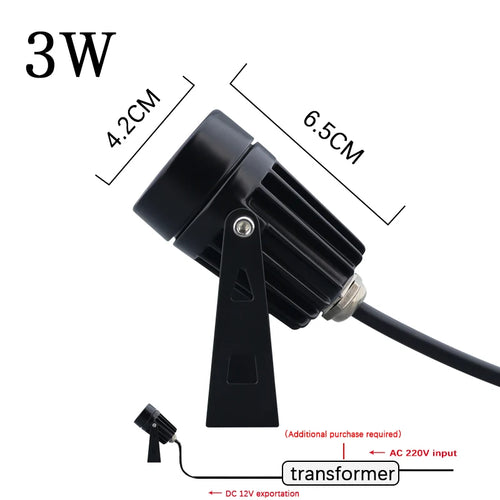 lampe led étanche pour éclairage extérieur jardin et sentier - vue 16 sur 15