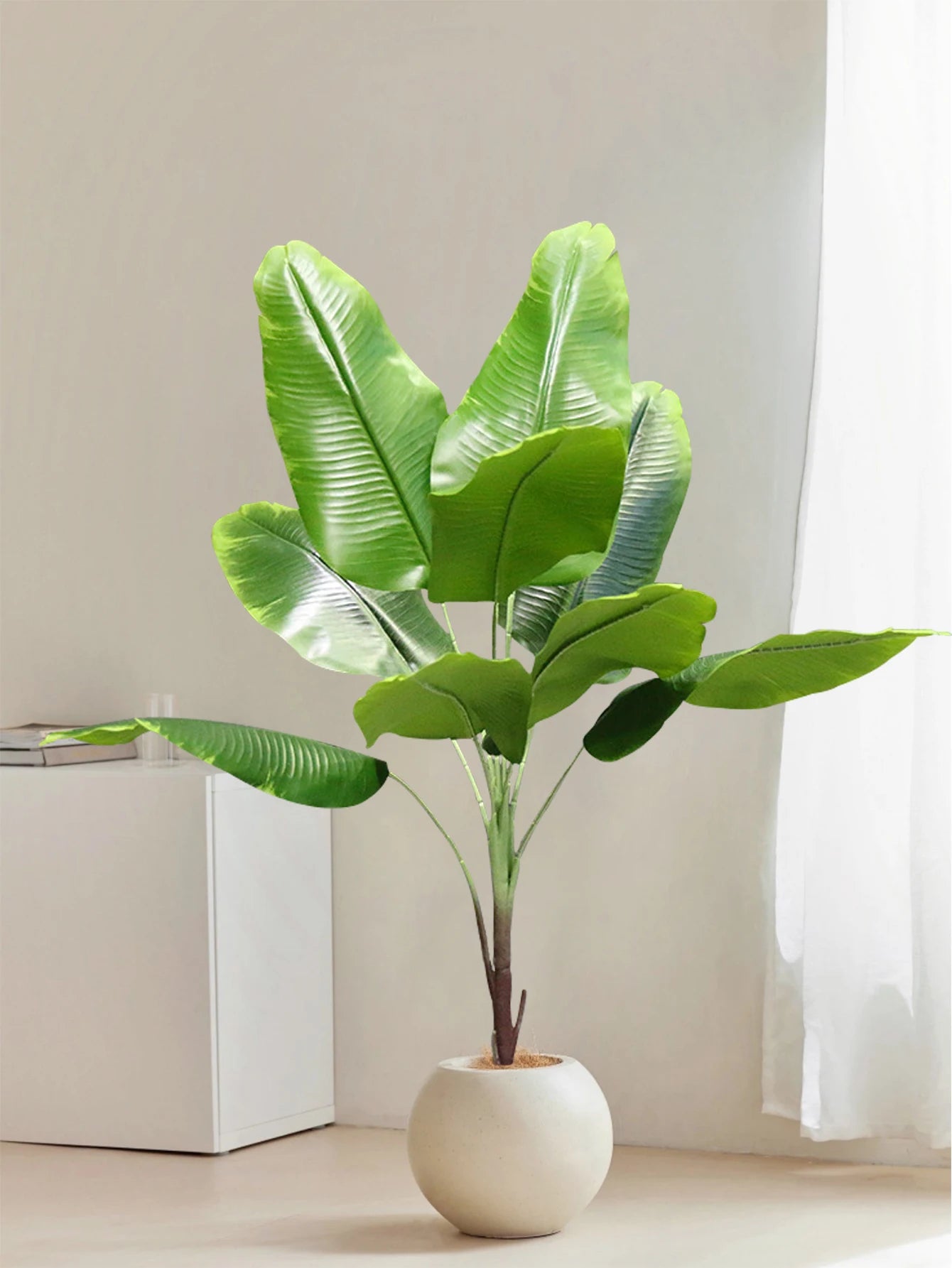 plantes de bananiers artificielles et feuillage tropical décoratif - vue 4 sur 8