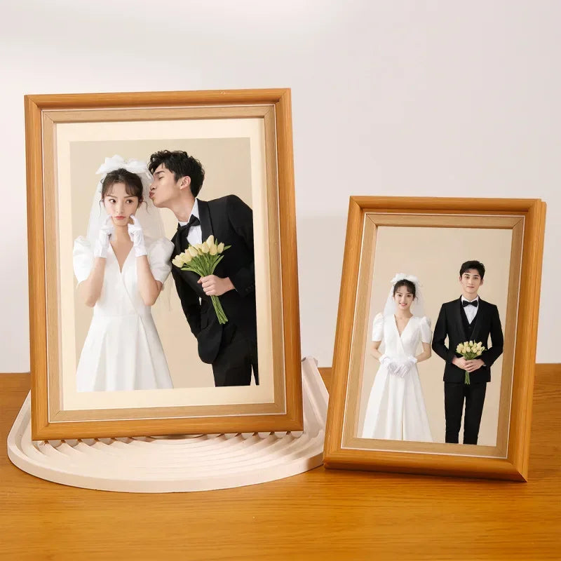 cadre photo en bois pour portraits de famille et voyages - vue 2 sur 10