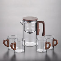 Theiere en verre avec infuseur filtre 520ml720ml