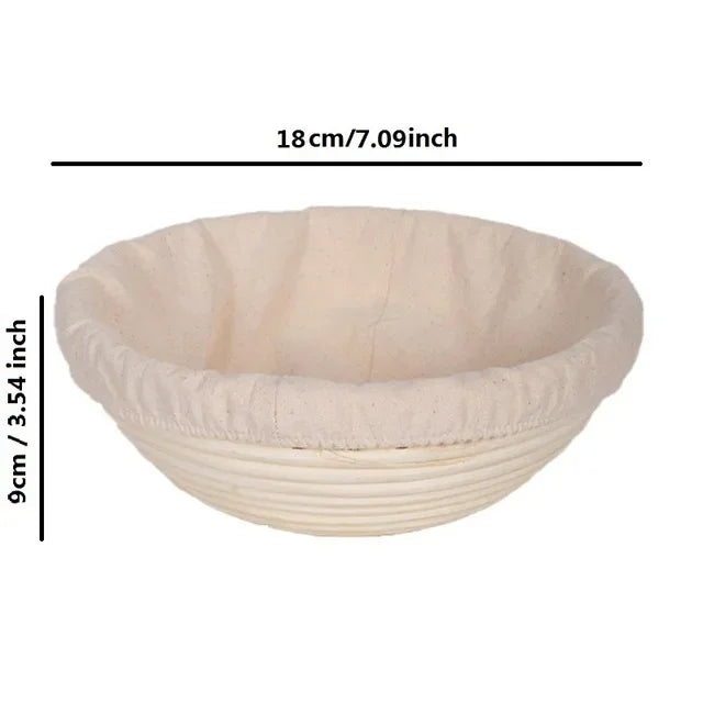corbeille à pain en rotin panier pour cuisson et fermentation - vue 12 sur 18