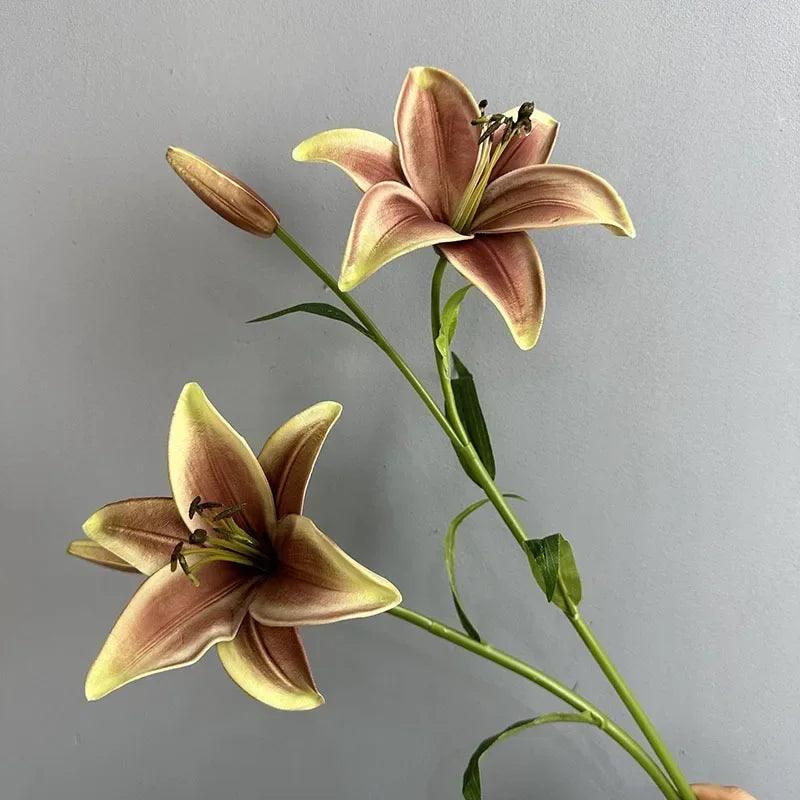 branche de lys artificielle décoration florale pour intérieur - vue 6 sur 11