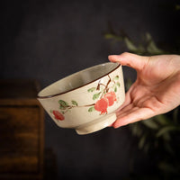 Bol ceramique retro style idyllique pour riz soupe
