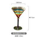 Verre a vin pied style nordique cocktail creative