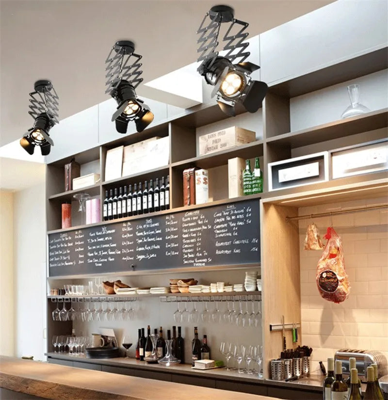suspension vintage style industriel pour café et restaurant - vue 5 sur 6