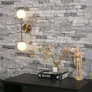 applique murale nordique en fer et verre créatif luxueux