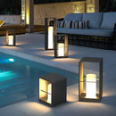 Lampe de jardin moderne solaire LED clôture lumière IP54 extérieur étanche ambiance éclairage pelouse lumières Villa cour décor lampadaires