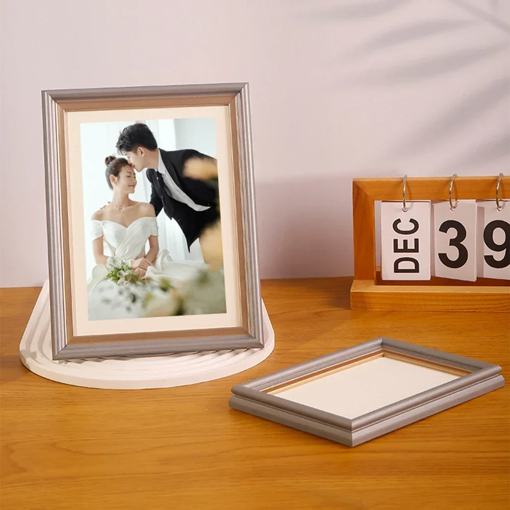 cadre photo en bois pour portraits de famille et voyages - vue 5 sur 10