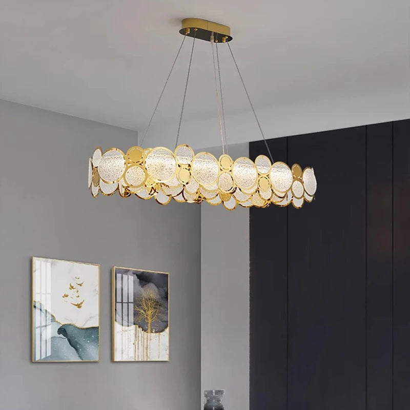 lustre moderne led de luxe pour éclairage intérieur - vue 7 sur 16