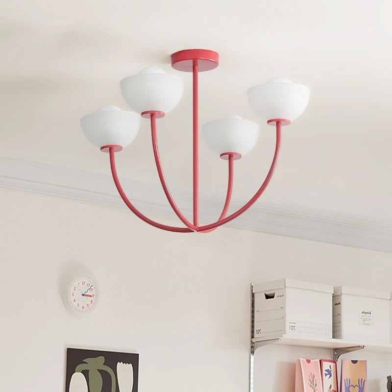 lampe led vintage tulipe style campagnard pour café restaurant bar - vue 3 sur 7