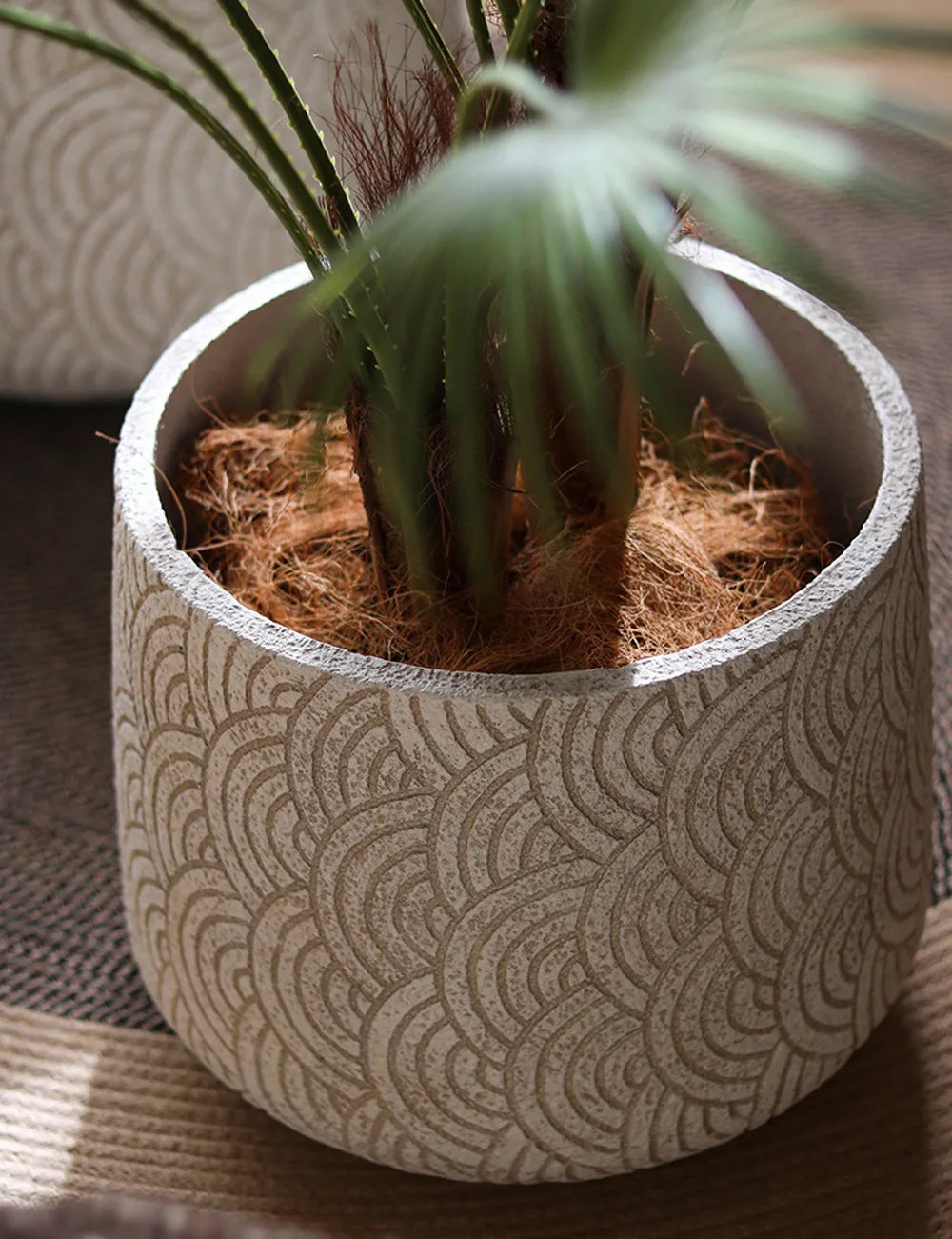 moule en silicone pour pot de fleurs nordique rond - vue 6 sur 8