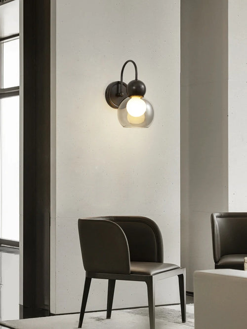 applique murale en cuivre style postmoderne pour intérieur minimaliste