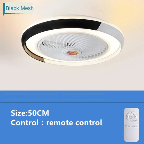 ventilateur de plafond intelligent bluetooth avec lumière télécommande - vue 13 sur 16