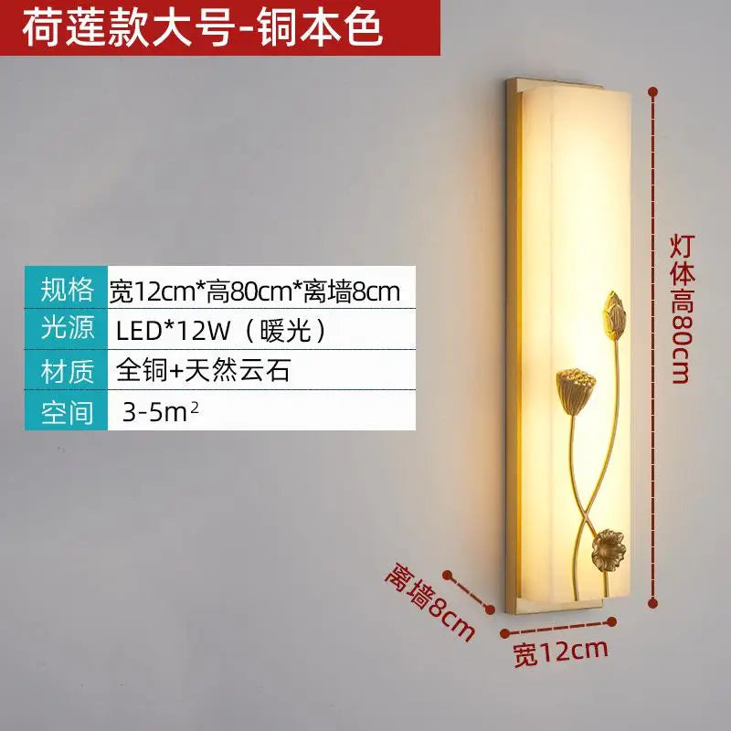 applique murale vintage en marbre à led pour extérieur jardin et cour - vue 12 sur 15
