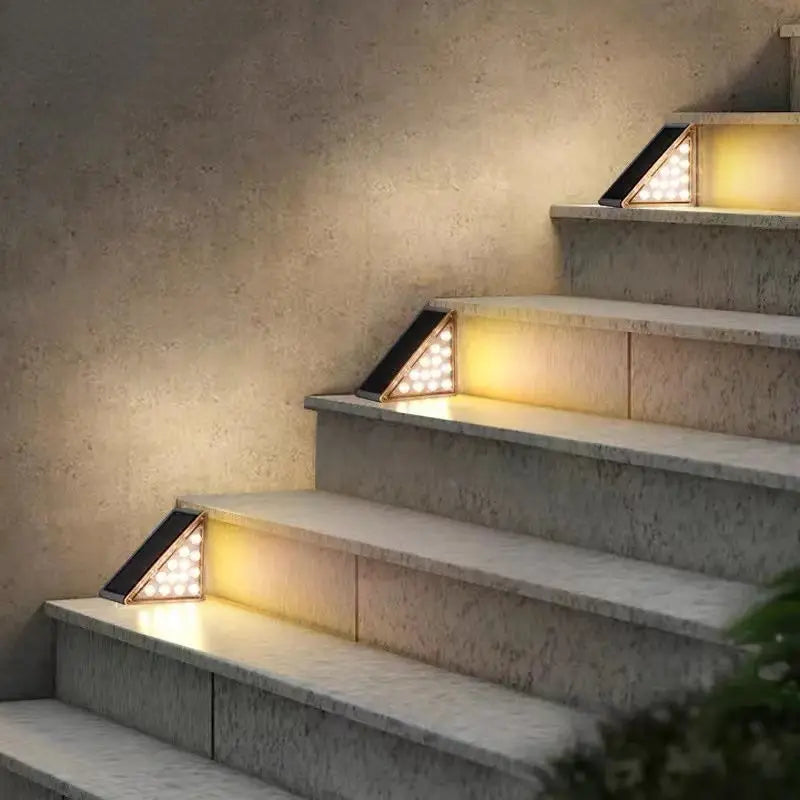 capteur solaire extérieur étanche led pour jardin et escalier