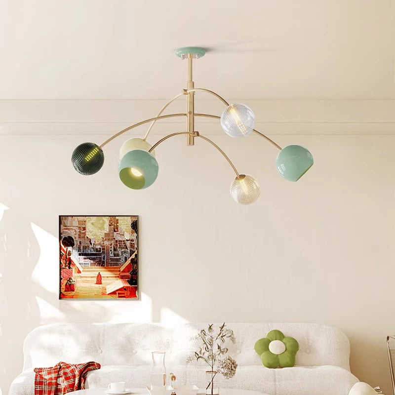 lustre led de luxe moderne pour éclairage intérieur - vue 4 sur 7